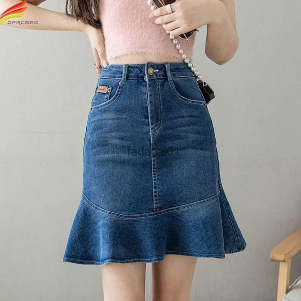 dfrcaeg 2023 summer denim skirt for women high waist midi length mermaid blue jeans skirts korean casual plus size jupe femme l230621, Black
dfrcaeg 2023 summer denim skirt for women high waist midi length mermaid blue jeans skirts korean casual plus size jupe femme l230621, Black