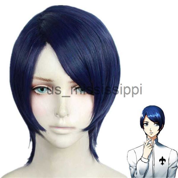 cosplay wigs game p5 persona 5 yusuke kitagawa yuusuke short blue mixed heat resistant hair cosplay costume wig cap x0630, Black
cosplay wigs game p5 persona 5 yusuke kitagawa yuusuke short blue mixed heat resistant hair cosplay costume wig cap x0630, Black