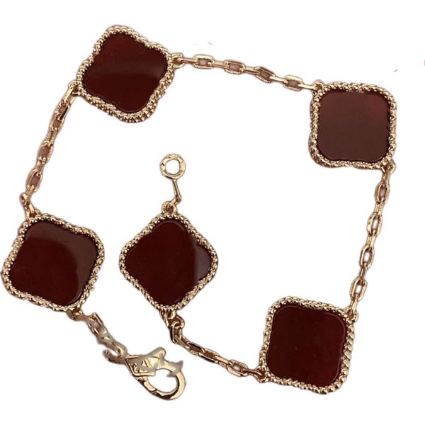 van clover bracelet designer jewelry four leaf bracelets agate diamond fashion van charm chain for women laser transparent gilding, Golden;silver
van clover bracelet designer jewelry four leaf bracelets agate diamond fashion van charm chain for women laser transparent gilding, Golden;silver