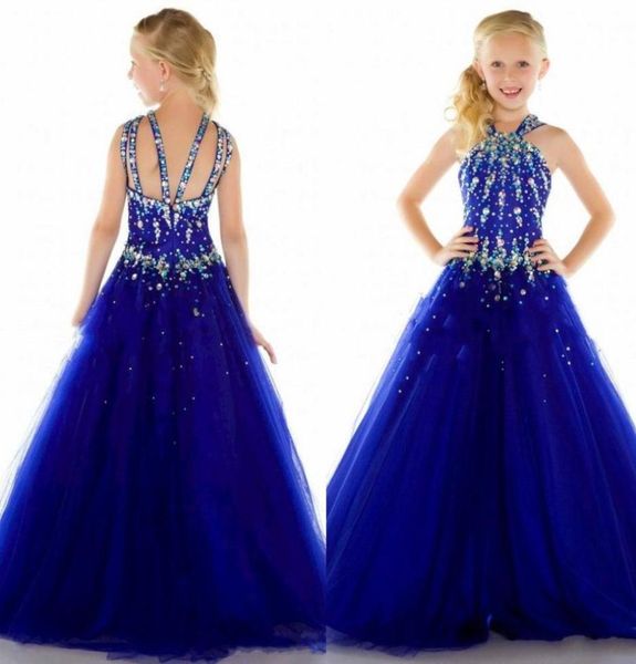 new tulle royal blue beauty girl039s pageant dresses formal long flower girl dress for weddings custom size birthday3483674, White;red
new tulle royal blue beauty girl039s pageant dresses formal long flower girl dress for weddings custom size birthday3483674, White;red
