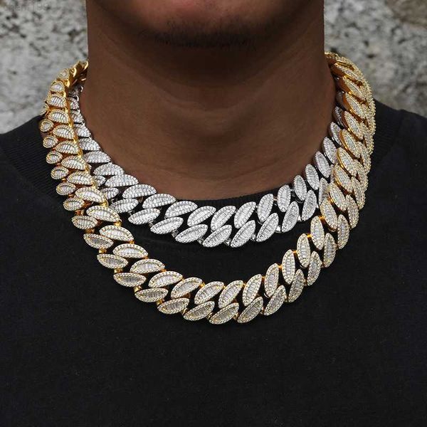 hip hop men cuban necklace jewelry 20mm iced out diamond cut baguette chunky big miami cuban link chain bracelet, Silver
hip hop men cuban necklace jewelry 20mm iced out diamond cut baguette chunky big miami cuban link chain bracelet, Silver
