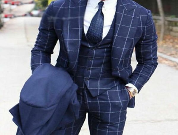 classic wedding tuxedos men039s suits slim fit suit for men blue check formal groom bridal wide peak lapel tuxedo custom made1944434, Black;gray
classic wedding tuxedos men039s suits slim fit suit for men blue check formal groom bridal wide peak lapel tuxedo custom made1944434, Black;gray