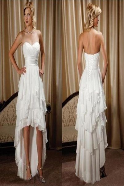 short front long back country western wedding dresses sweetheart chiffon high low bridal gowns beach wedding reception dress5645841, White
short front long back country western wedding dresses sweetheart chiffon high low bridal gowns beach wedding reception dress5645841, White