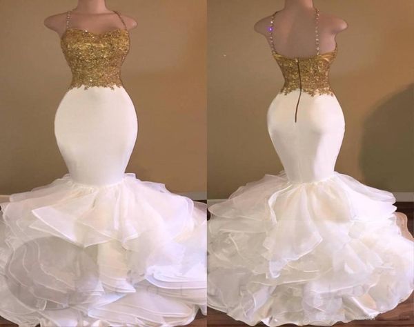 unique mermaid gold and white prom dresses long 2019 applique ruffles backless evening party gowns robe de soiree6888946, Black
unique mermaid gold and white prom dresses long 2019 applique ruffles backless evening party gowns robe de soiree6888946, Black