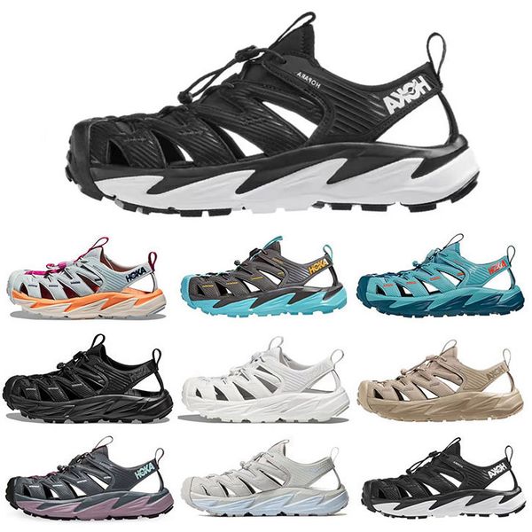 hoka one one hopara sandals designer mens womens beach hokas slipper white black blue brown navy summer slide for men and women