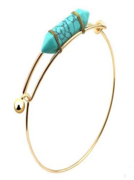 bullet shape natural stone charms bracelets hexagonal prism quartz turquoise crystal gems bangle jewelry for women men4129111, Black
bullet shape natural stone charms bracelets hexagonal prism quartz turquoise crystal gems bangle jewelry for women men4129111, Black