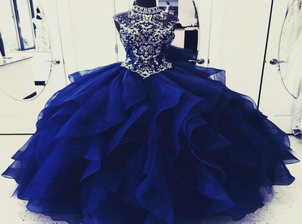 royal blue luxurious quinceanera prom dresses high neck beaded crystals tiers organza ball gown evening party sweet 16 dress2635541, Blue;red
royal blue luxurious quinceanera prom dresses high neck beaded crystals tiers organza ball gown evening party sweet 16 dress2635541, Blue;red