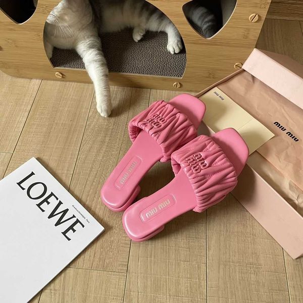 high mius beach shoes women slide designer sandals new family flat bottomed wearing line square open toe pleated sheepskin slippers for 8fcu
high mius beach shoes women slide designer sandals new family flat bottomed wearing line square open toe pleated sheepskin slippers for 8fcu