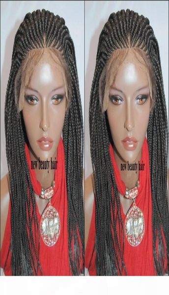 180density handmade lace frontal cornrow wig africa american women style box braid wig crochet braids lace front wig with baby hai2746718, Black
180density handmade lace frontal cornrow wig africa american women style box braid wig crochet braids lace front wig with baby hai2746718, Black
