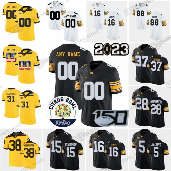 custom ncaa college iowa hawkeyes football jerseys tyler linderbaum isaiah bruce jack koerner jack campbell kyler fisher charlie jones any n, Black
custom ncaa college iowa hawkeyes football jerseys tyler linderbaum isaiah bruce jack koerner jack campbell kyler fisher charlie jones any n, Black