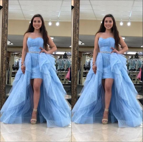 light sky blue lace prom dresses ball gown detachable train ruffles beaded sashes strapless sweet 16 dress evening gowns party for3756060, Black
light sky blue lace prom dresses ball gown detachable train ruffles beaded sashes strapless sweet 16 dress evening gowns party for3756060, Black