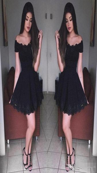 little black homecoming dresses 2017 lace appliques a line off the shoulder short prom gowns cocktail party dress7846974, Blue;pink
little black homecoming dresses 2017 lace appliques a line off the shoulder short prom gowns cocktail party dress7846974, Blue;pink