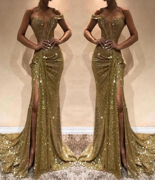 2019 blingbling gold sequins prom dresses one shoulder mermaid high split evening gowns women party dresses3972871, Black
2019 blingbling gold sequins prom dresses one shoulder mermaid high split evening gowns women party dresses3972871, Black