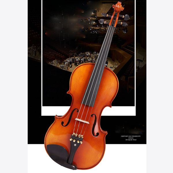 handcrafted professional violin natural maple pattern instrument for adults kids exam with hard case and accessories
handcrafted professional violin natural maple pattern instrument for adults kids exam with hard case and accessories