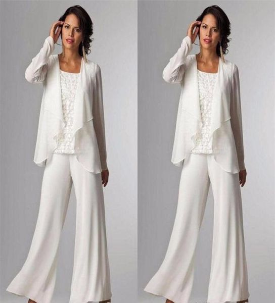 elegant chiffon mother of the bride dresses there pieces long sleeve jackets lace pant suits for women mother groom plus size gown7915567, Black;red
elegant chiffon mother of the bride dresses there pieces long sleeve jackets lace pant suits for women mother groom plus size gown7915567, Black;red