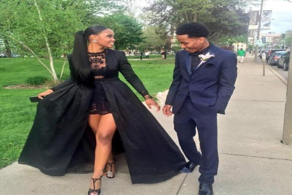 high low evening dresses ball black long sleeve 2019 modest satin sheer party prom dresses pageant gown spring robe de soiree9351446, Black;red
high low evening dresses ball black long sleeve 2019 modest satin sheer party prom dresses pageant gown spring robe de soiree9351446, Black;red