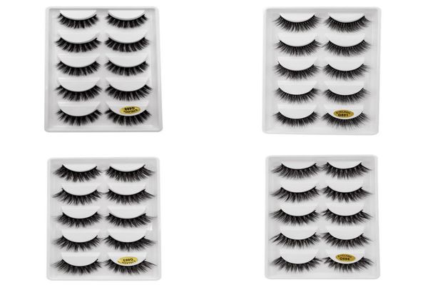 5pairsset 3d mink false eyelashes handmade natural plastic black cotton full strip thick fake eye lashes cosmetic1143218
5pairsset 3d mink false eyelashes handmade natural plastic black cotton full strip thick fake eye lashes cosmetic1143218