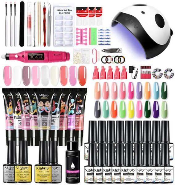 nail art kits mobray set manicure with led lamp polygels kit 20000rpm drill machine 186 colors poly extension gel6626242
nail art kits mobray set manicure with led lamp polygels kit 20000rpm drill machine 186 colors poly extension gel6626242
