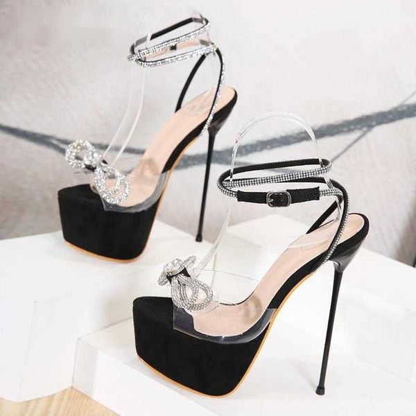 sandals new design pvc transparent platform women 2023 summer sweet butterfly-knot crystal buckle strap high heels shoes 230511, Black
sandals new design pvc transparent platform women 2023 summer sweet butterfly-knot crystal buckle strap high heels shoes 230511, Black