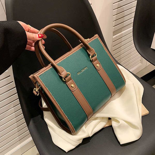 handbags women2023 new edition contrast color women's bag pu leather temperament women's handbag
handbags women2023 new edition contrast color women's bag pu leather temperament women's handbag