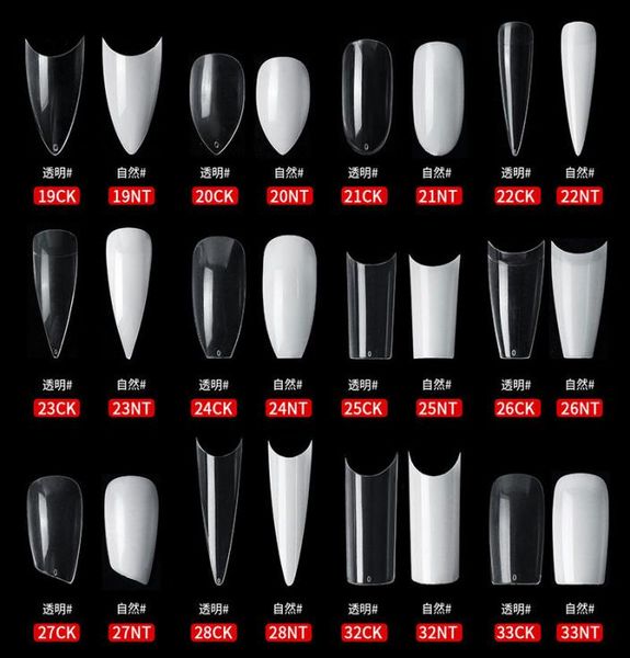 500pcsbag natural clear false acrylic nail tips fullhalf cover french sharp coffin ballerina fake nails uv gel manicure tools hp4246798, Red;gold
500pcsbag natural clear false acrylic nail tips fullhalf cover french sharp coffin ballerina fake nails uv gel manicure tools hp4246798, Red;gold