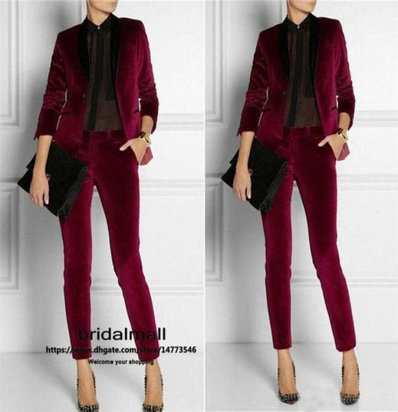 burgundy velvet women ladies pants suit 2 pieces mother of the bride suits formal business women039s office dress for wedding j4076038, Black;red
burgundy velvet women ladies pants suit 2 pieces mother of the bride suits formal business women039s office dress for wedding j4076038, Black;red