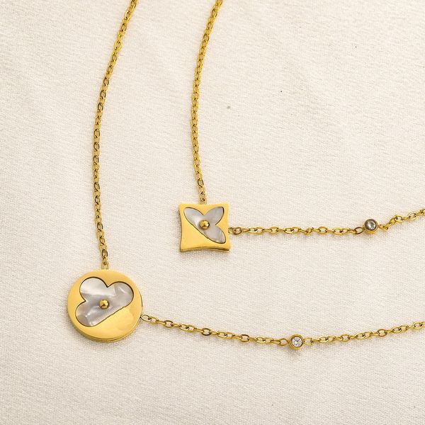 four-leaf clover designer necklace gold plated brand necklace 2023 new wedding party jewelry fashion copy long chain stainless steel, Silver
four-leaf clover designer necklace gold plated brand necklace 2023 new wedding party jewelry fashion copy long chain stainless steel, Silver
