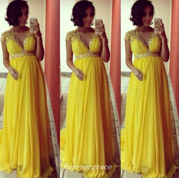 yellow colour deep v neck prom dress beaded chiffon women wear pageant party gown custom made plus size3340710, Black
yellow colour deep v neck prom dress beaded chiffon women wear pageant party gown custom made plus size3340710, Black