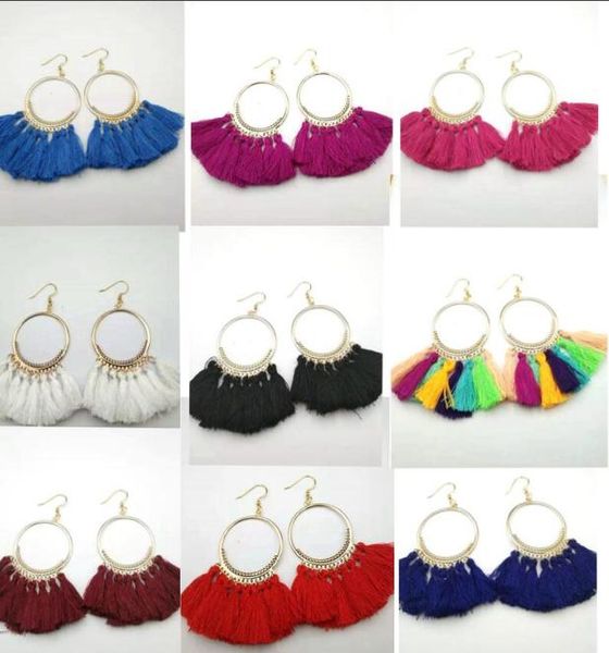 9 colors tassel earrings for women ethnic big drop earrings bohemia fashion jewelry trendy cotton rope fringe long dangle5405216, Silver
9 colors tassel earrings for women ethnic big drop earrings bohemia fashion jewelry trendy cotton rope fringe long dangle5405216, Silver