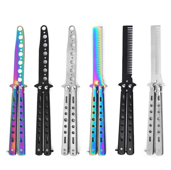 hair brushes foldable comb stainless steel practice training butterfly comb beard moustache brushe salon hairdressing styling tool9171646, Silver
hair brushes foldable comb stainless steel practice training butterfly comb beard moustache brushe salon hairdressing styling tool9171646, Silver