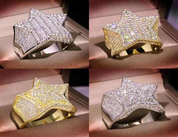 gold silver ring stones hip hop bling cubic zirconia fivepointed star rings for men women jewelry1775300
gold silver ring stones hip hop bling cubic zirconia fivepointed star rings for men women jewelry1775300