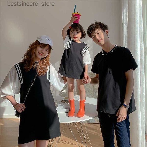 2023 family matching outfits kids children and parents korean fashion shirts infant casual playwears boys girls clothing, Blue
2023 family matching outfits kids children and parents korean fashion shirts infant casual playwears boys girls clothing, Blue