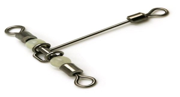 100 pieceslot 3 way swivel luminous tshape crossline rolling swivel with glow beads stainless carp fly fishing hook connector5880677
100 pieceslot 3 way swivel luminous tshape crossline rolling swivel with glow beads stainless carp fly fishing hook connector5880677