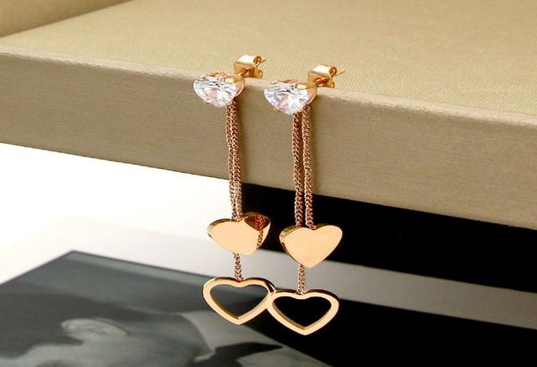 shining earrings fashion heart rhythm fringed double heart long earrings japanese wild titanium steel rose gold heartshaped earri9276497, Golden;silver
shining earrings fashion heart rhythm fringed double heart long earrings japanese wild titanium steel rose gold heartshaped earri9276497, Golden;silver