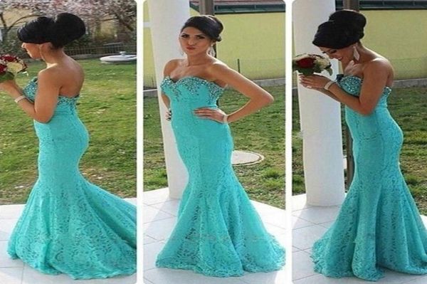 new arrival mermaid sweetheart turquoise blue lace prom dress with crystals long party dress vestidos largos de festa custom made7794272, Black
new arrival mermaid sweetheart turquoise blue lace prom dress with crystals long party dress vestidos largos de festa custom made7794272, Black