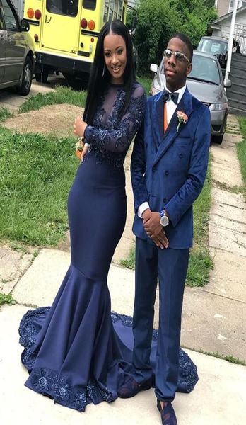 2019 navy blue mermaid evening dresses party custom made beaded lace applique long sleeves prom dresses1947820, Black;red
2019 navy blue mermaid evening dresses party custom made beaded lace applique long sleeves prom dresses1947820, Black;red