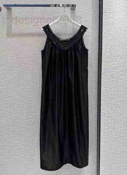basic & casual dresses designer 23 spring/summer french lace panel nylon letter triangle micro label sling dress for women 24p9, Black;gray
basic & casual dresses designer 23 spring/summer french lace panel nylon letter triangle micro label sling dress for women 24p9, Black;gray