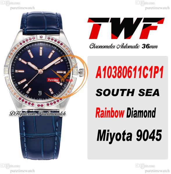 chronomat miyota 9015 automatic 36 south sea mens ladies watch steel rainbow diamonds midnight blue dial leather strap super edition reloj h, Slivery;brown
chronomat miyota 9015 automatic 36 south sea mens ladies watch steel rainbow diamonds midnight blue dial leather strap super edition reloj h, Slivery;brown