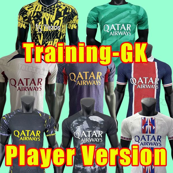 player version mbappe hakimi soccer jerseys messis 23 24 maillots de football 2023 2024 marquinhos verratti psgs men shirt uniform fabian tr, Black;yellow
player version mbappe hakimi soccer jerseys messis 23 24 maillots de football 2023 2024 marquinhos verratti psgs men shirt uniform fabian tr, Black;yellow