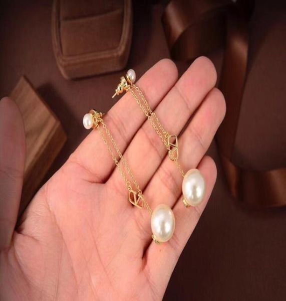 fashion dangle earrings v designer alphabet gold chain pearl tassel earrings for women jewelry with box4042539, Silver
fashion dangle earrings v designer alphabet gold chain pearl tassel earrings for women jewelry with box4042539, Silver