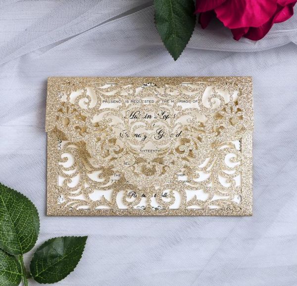 new arrival gold glitter laser cut invitations cards for wedding bridal shower engagement birthday graduation business party invit6177345, Black
new arrival gold glitter laser cut invitations cards for wedding bridal shower engagement birthday graduation business party invit6177345, Black