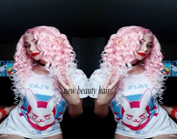 part pink color 360 lace frontal deep wave brazilian full lace front wigs with baby hair heat resistant synthetic wig for wom4549158, Black
part pink color 360 lace frontal deep wave brazilian full lace front wigs with baby hair heat resistant synthetic wig for wom4549158, Black