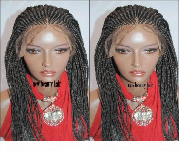 180density handmade lace frontal cornrow wig africa american women style box braid wig crochet braids lace front wig with baby hai6347376, Black
180density handmade lace frontal cornrow wig africa american women style box braid wig crochet braids lace front wig with baby hai6347376, Black