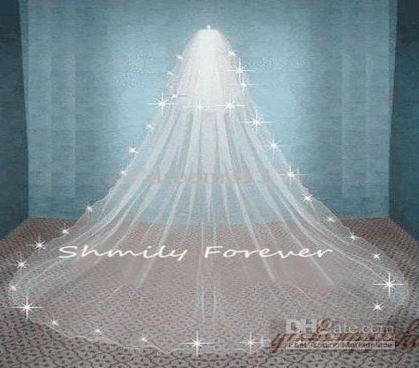 new amazing crystal stunning whiteivory wedding veil 2 tier cathedral bridal veils bride long veil with comb 482596, Black
new amazing crystal stunning whiteivory wedding veil 2 tier cathedral bridal veils bride long veil with comb 482596, Black