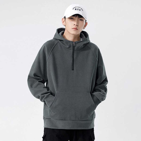 kun haipeng cloud men's new hooded guards autumn and winter couple costume half zip outerwear fashion, Black
kun haipeng cloud men's new hooded guards autumn and winter couple costume half zip outerwear fashion, Black