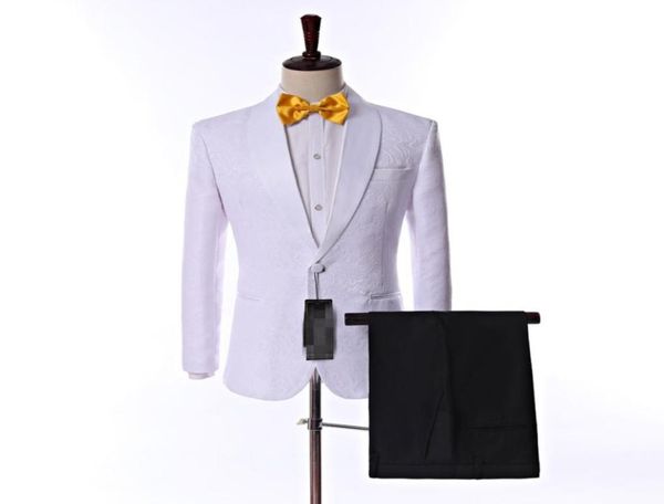 popular side vent one button white paisley groom tuxedos shawl lapel slim fit groomsmen wedding men party suits jacketpantstie7461604, Black;gray
popular side vent one button white paisley groom tuxedos shawl lapel slim fit groomsmen wedding men party suits jacketpantstie7461604, Black;gray