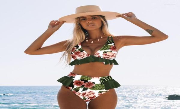 print bikini women swimwear push up swimsuit high waist biquini halter backless bathing suit ruffle beach wear summer13241129
print bikini women swimwear push up swimsuit high waist biquini halter backless bathing suit ruffle beach wear summer13241129