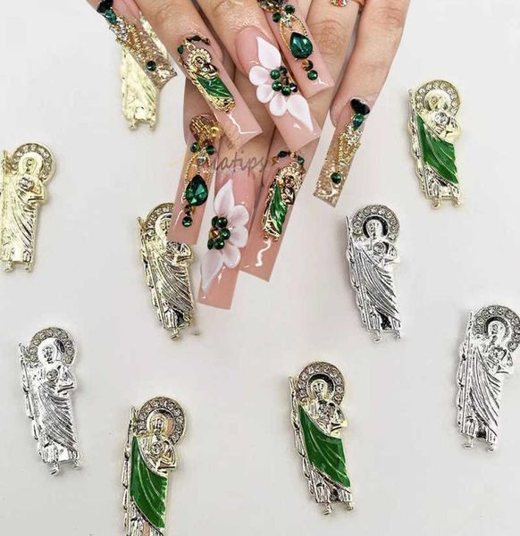 nail art decorations 10pc 3d nail charms san judas luxury metal nails art charm gold plated rhinestones crystal diy manicure decor6945618, Silver;gold
nail art decorations 10pc 3d nail charms san judas luxury metal nails art charm gold plated rhinestones crystal diy manicure decor6945618, Silver;gold