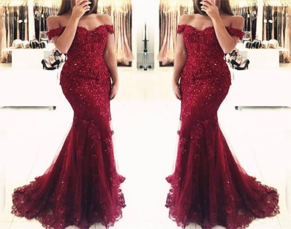 burgundy lace mermaid appliques offtheshoulder evening dresses 2018 vestido de festa beaded sequins long prom gowns3337356, Black
burgundy lace mermaid appliques offtheshoulder evening dresses 2018 vestido de festa beaded sequins long prom gowns3337356, Black