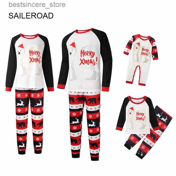 saileroad family matching christmas bear pajamas sets for parent-child sleepers outfit xmas kids homewear new year's outfits l230522, Blue
saileroad family matching christmas bear pajamas sets for parent-child sleepers outfit xmas kids homewear new year's outfits l230522, Blue